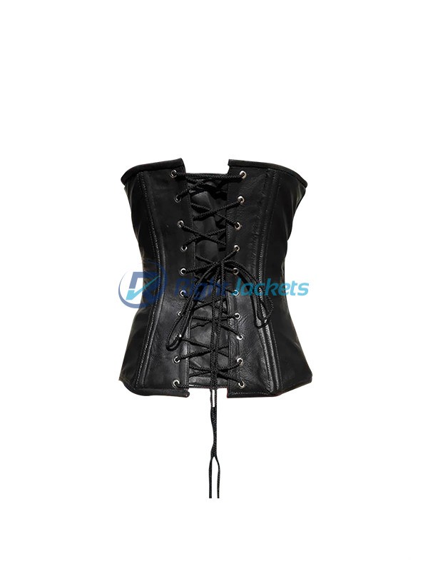 Kathrin Romary Beckinsale Black Underworld Coat With Corset