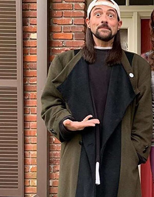 Kevin Smith Jay and Silent Bob Reboot Wool Trench Coat