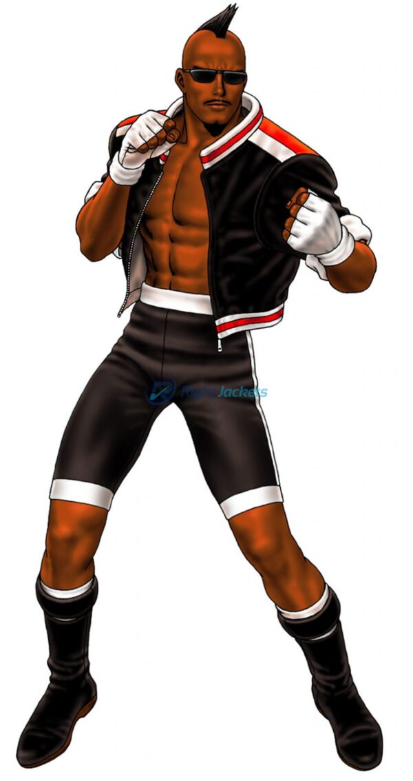 King Of Fighter Heavy D Stylish Leather Jacket