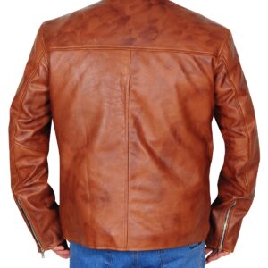 Leather Lucas Till TV Show MacGyver Jacket