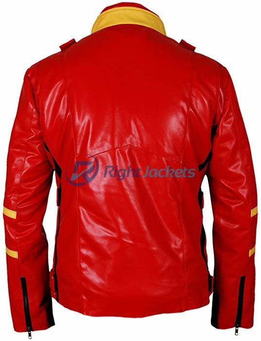 Legends of Tomorrow Tv Series Firestorm Red And Yellow Leather Jacket