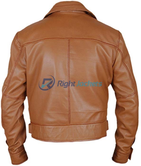 Leonardo DiCaprio Aviator Flight Brown Leather Jacket