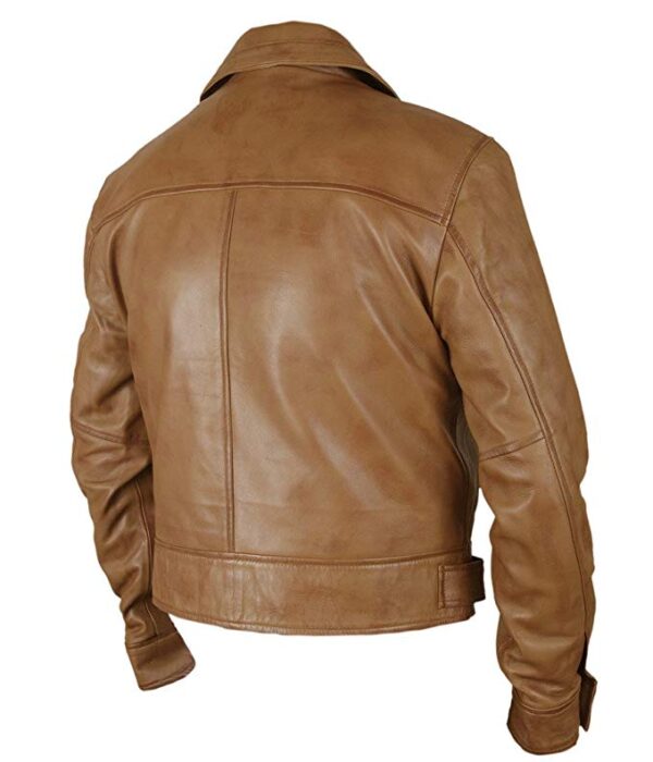 Leonardo DiCaprio The Aviator Genuine Flight Leather Jacket back
