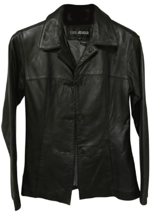 Luis Alvear Black Leather Jacket