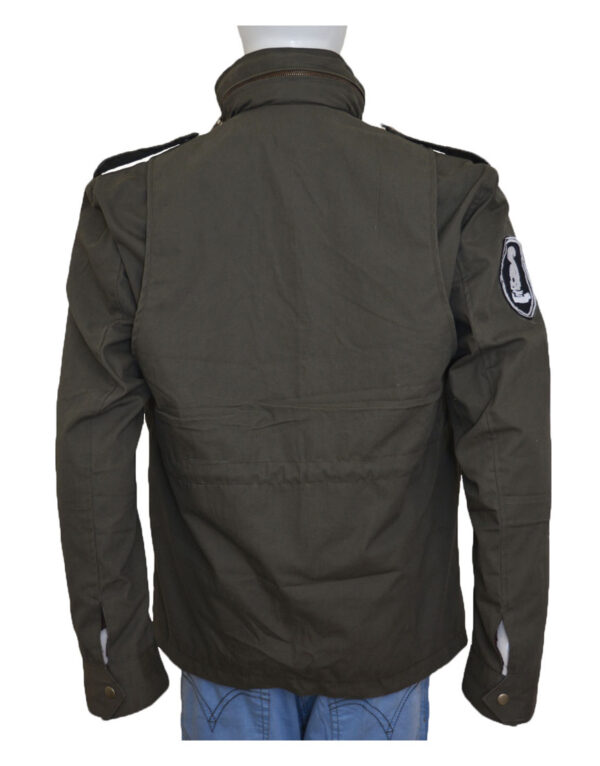Mafia 3 Lincoln Clay Green M65 Military Field Jacket Back Side
