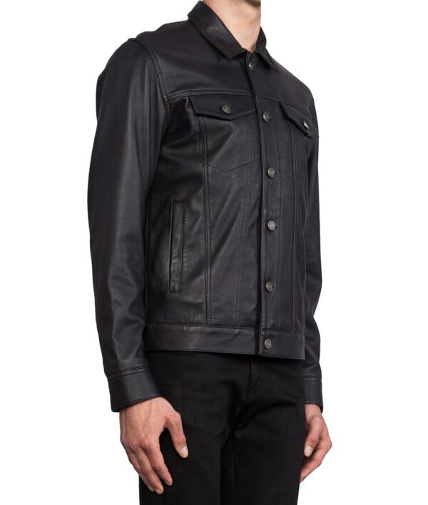 Marc Jacobs Orchas Black Leather Jacket