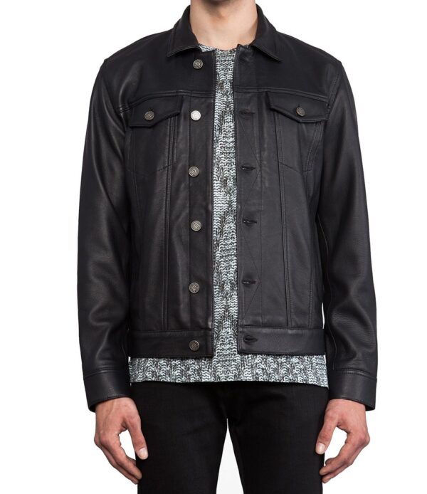 Marcs Jacobs Orcha Black Leather Jacket