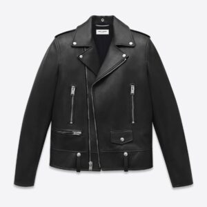 Marlon boasts Biker Leather Jacket