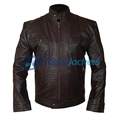 Matthew McConaughey Ghosts of Girlfriends Past Leather Brown Jacket