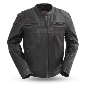 Men Nemesis Leather Motorcycle Jacket