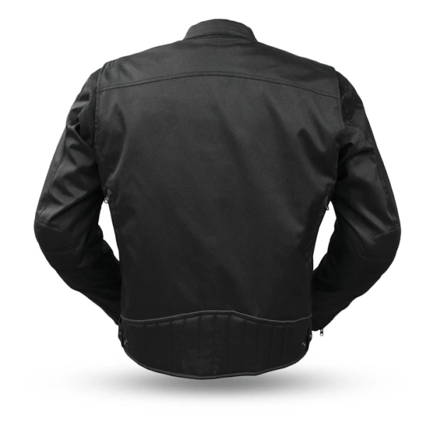 Men Speedster Codura Black Motorcycle Jacket