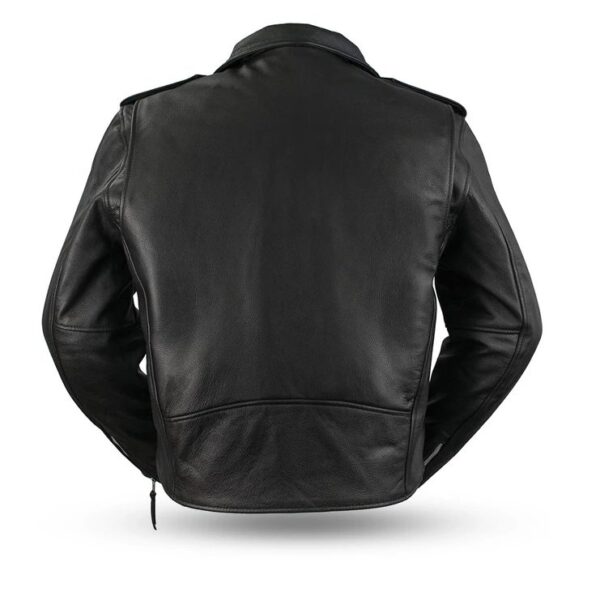 Men Superstar Black Leather Motorcycle Jackets