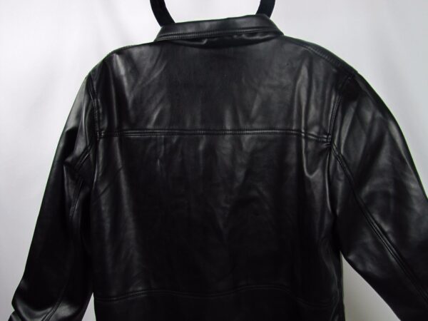 Mens A G MILANO Blacks Leather Jacket