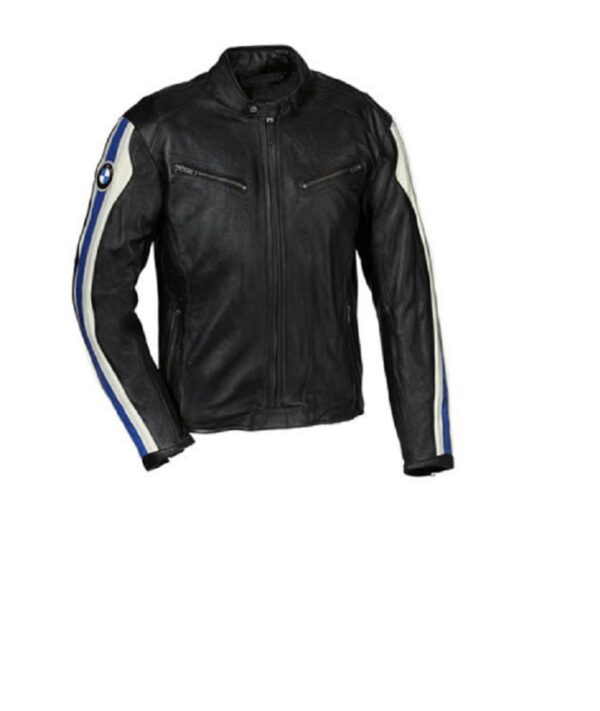 Mens BMW Sports Motorbike Leather Jacket