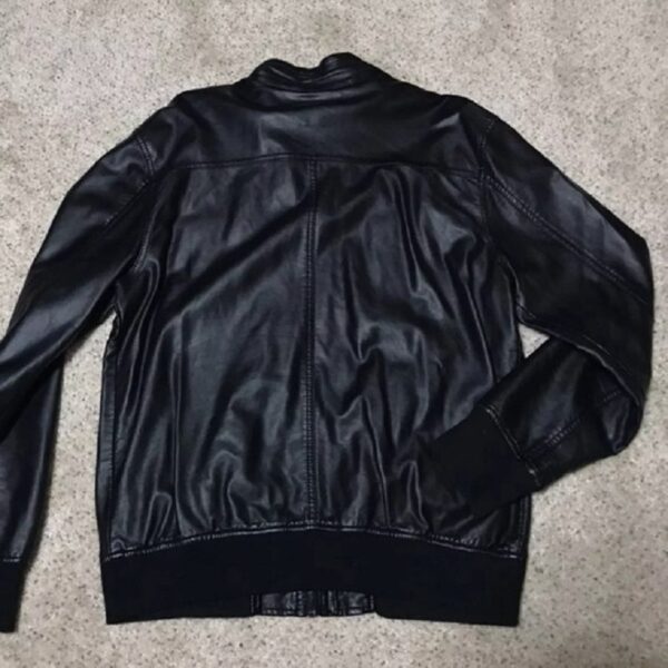 Mens Black Legendary Goods Leather Jackets