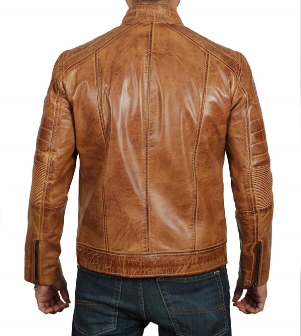 Mens Brown Motorcycle Leather Jackets