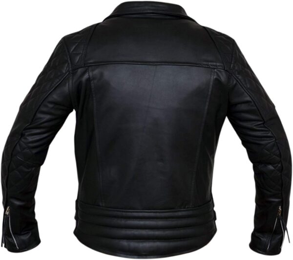Mens Classic Diamond Biker Leather Jackets