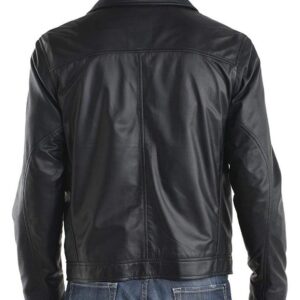 Men's Classic Genuine Cowhide Leather Jacket