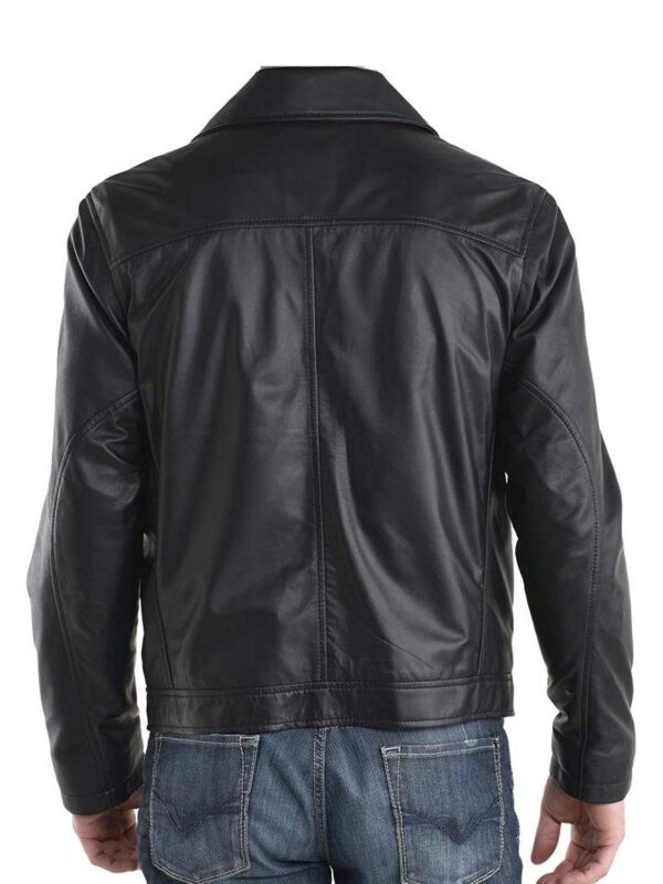 Men's Classic Genuine Cowhide Leather Jacket