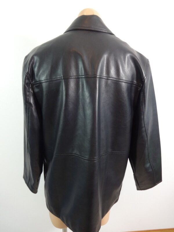 Mens Collezione Reporter Rdg Milano Black Leather Jackets