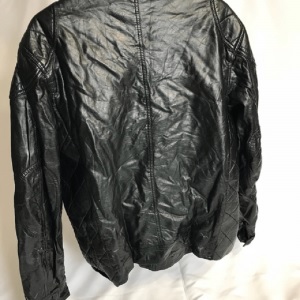 Mens Converse Black Leather Jacket