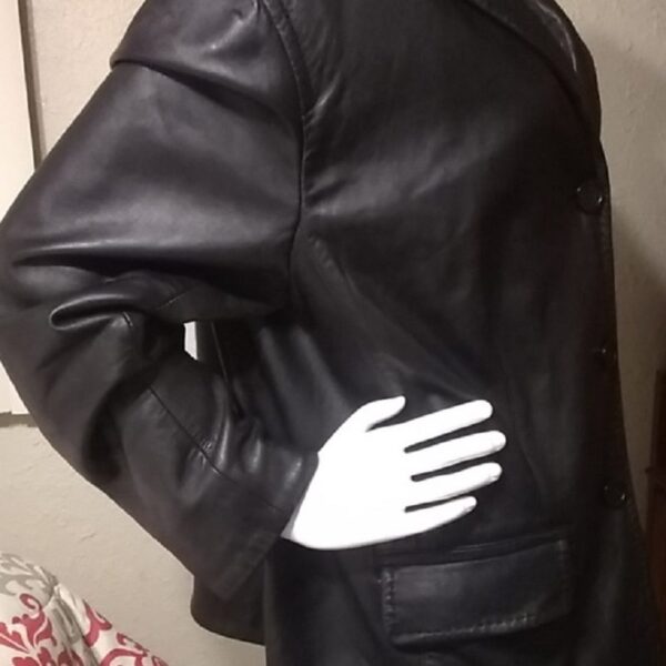 Mens Covington Blacks Leather Jacket