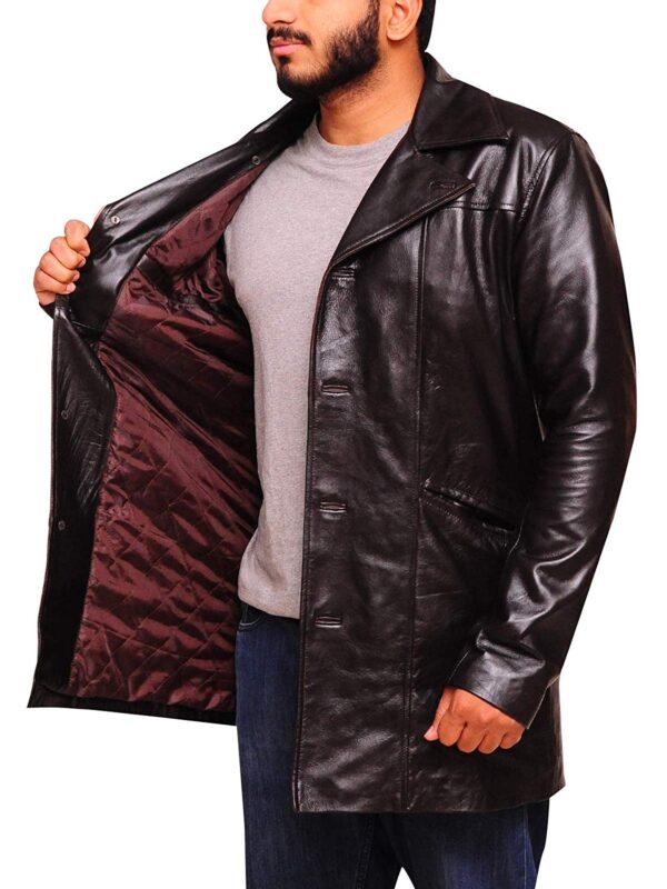 Mens Fashion Cafe Racer Motercycles Lambskin Leather Jacket