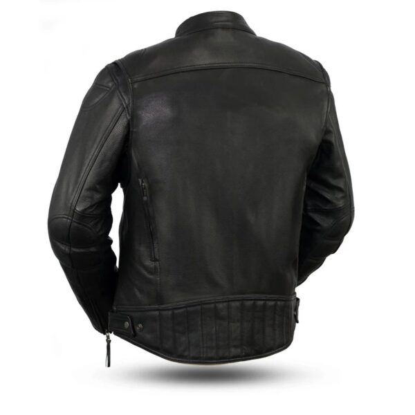 Mens Fashion Top Performer Black Leather Jackets