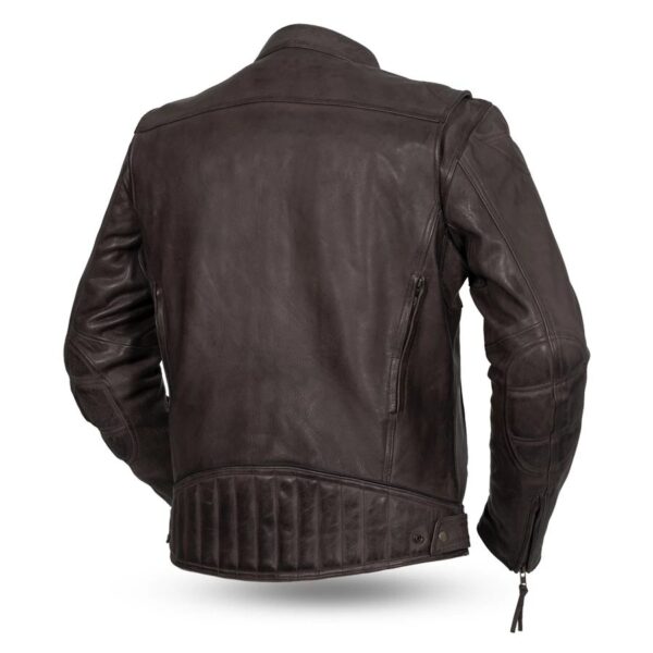 Mens Fashion Top Performer Brown Leather Jackets