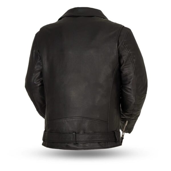 Mens Fillmore Leather Black Motorcycle Jackets