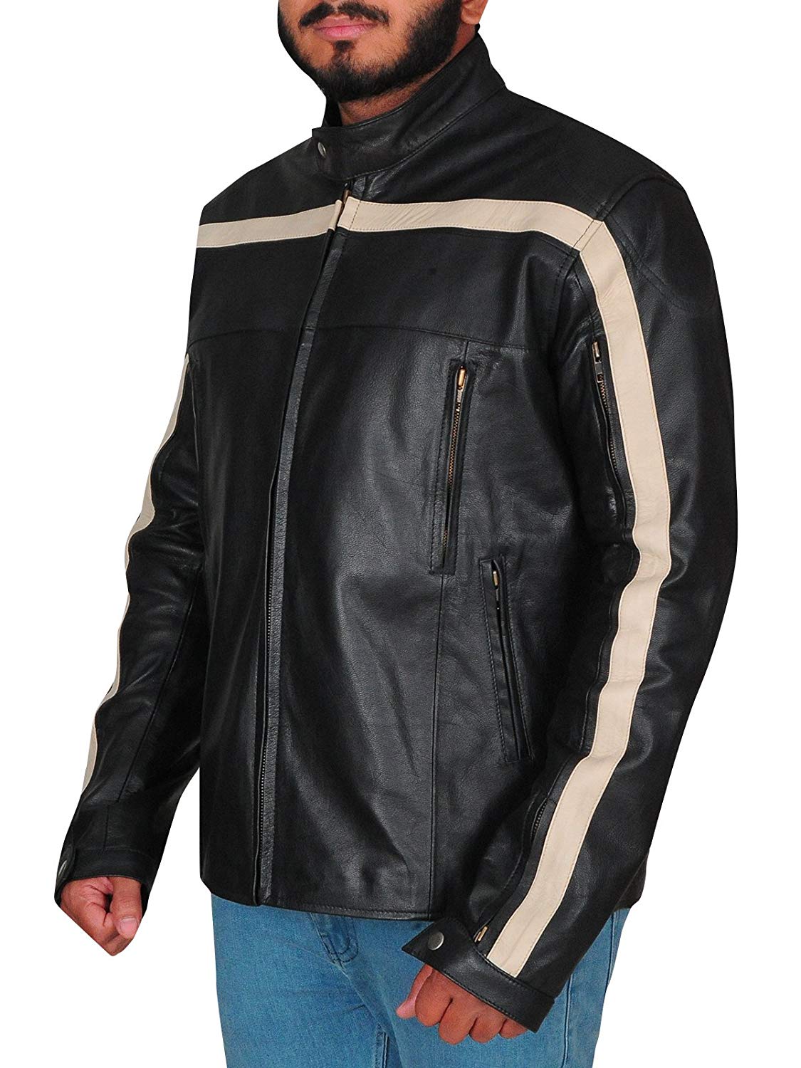 Men's Joe Biker Lambskin Leather Motorcycle Jacket | Shop Now