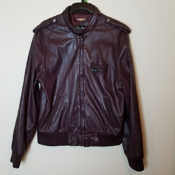 Mens Leather Members Only Jacket