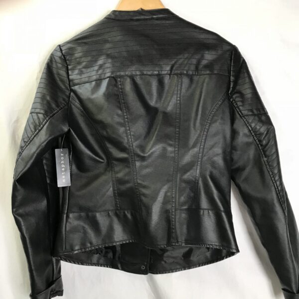 Mens Metaphor Black Leather Jackets scaled 1