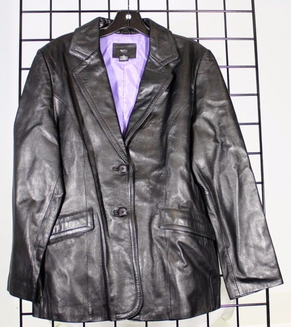 Men's Mossimo Black Leather Jacket