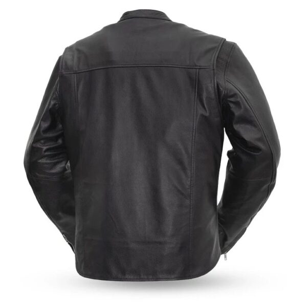 Mens Rocky Black Motorcycle Leather Jackets