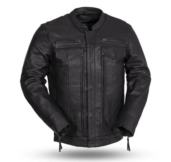 Men's The Raider Black Leather Jacket