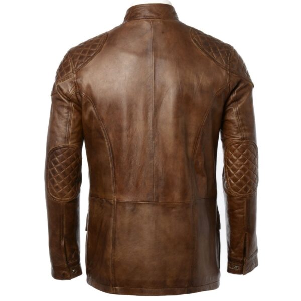 Mens Timber Leather Brontes Jackit
