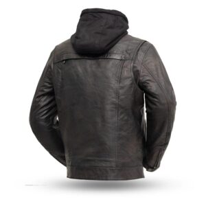 Mens Vendetta Leather Motorcycle Jacket