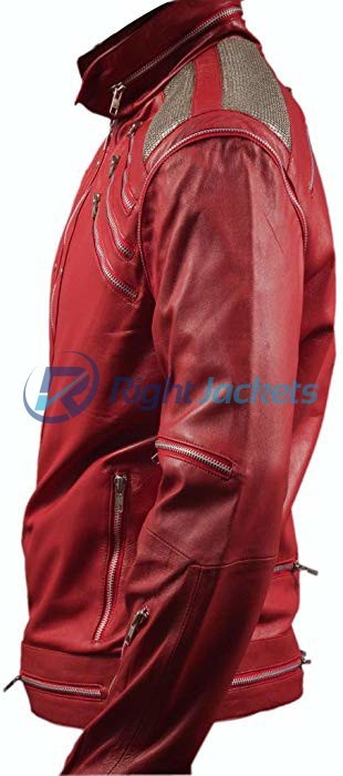 Michael Jackson Beat It Red Faux Leather Jacket