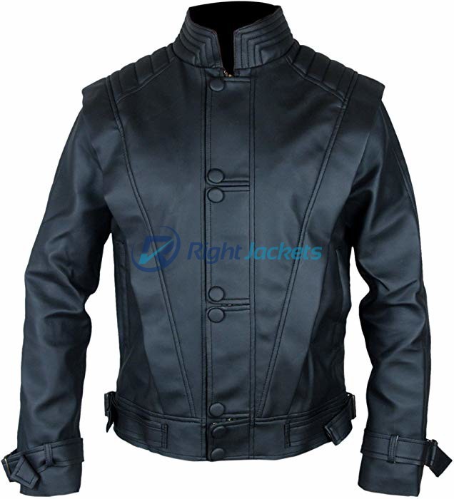 Michael Jackson Thriller Faux Leather Black Jacket- Right Jackets