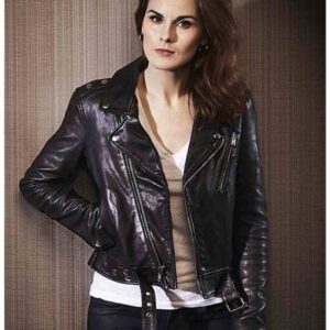 Michelle Dockery Good Behavior Leather Jacket