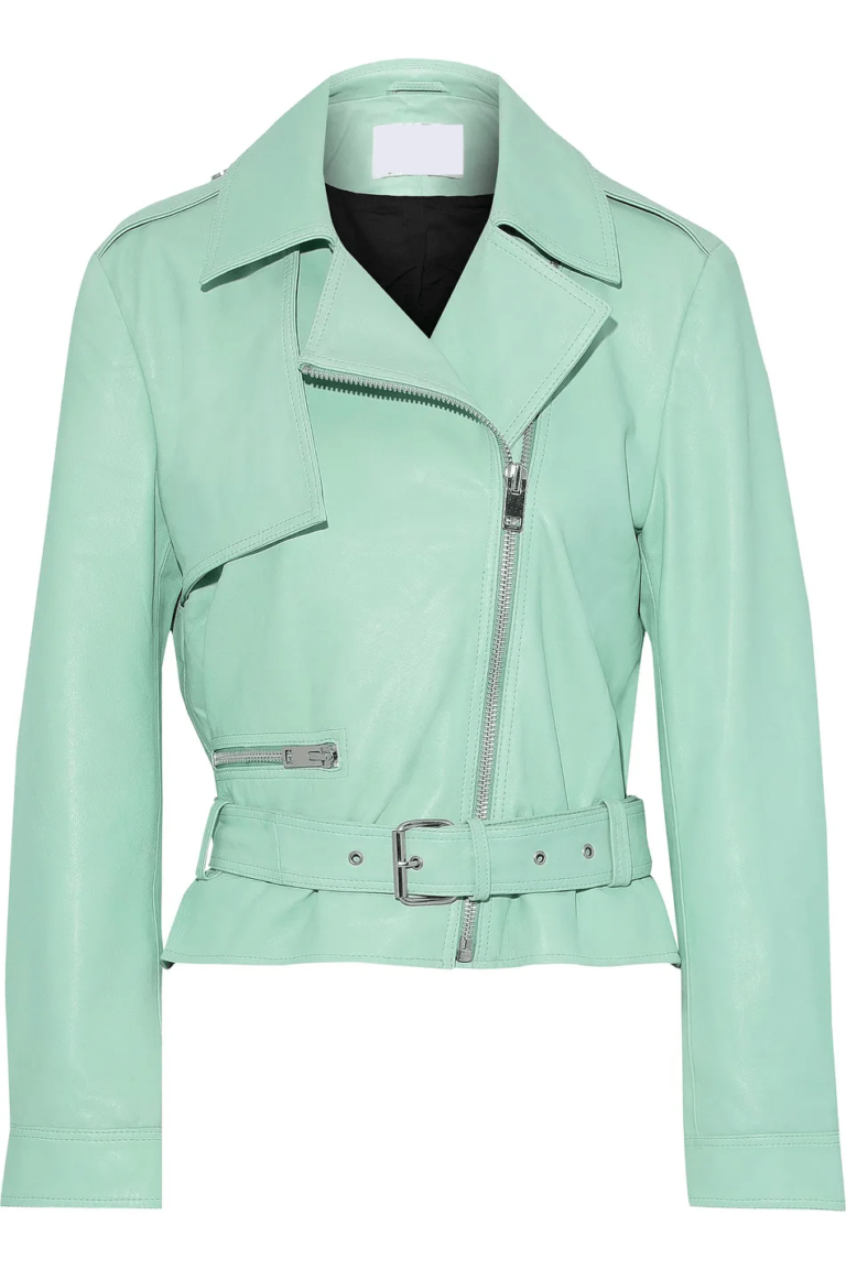 Mint Leather Jacket - Right Jackets