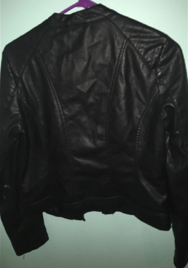 Miss London Black Leather Jacket