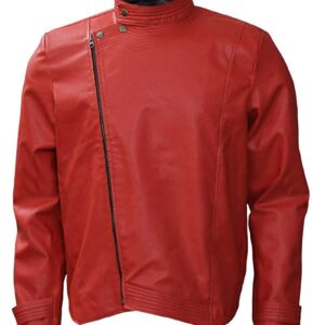 Nakamura Shinsuke Red Wrestler Faux Leather Jacket
