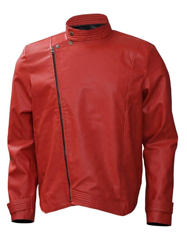 Nakamura Shinsuke Red Wrestler Faux Leather Jacket