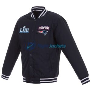 Super Bowl LIII Champions Embroidered Reversible Wool Jacket