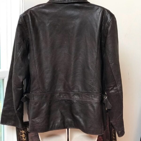 Newport News Easy Style Brown Leather Jackets
