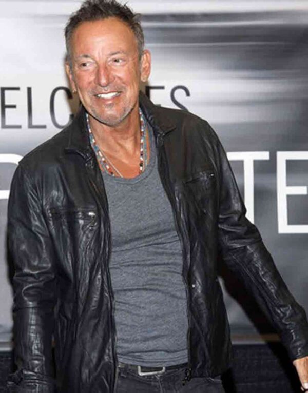 Noble Braces Barnes Springsteen Black Leather Jacket