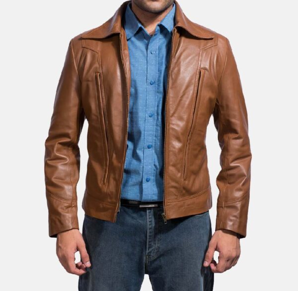 Brown Leather Jacket Mens - Right Jackets