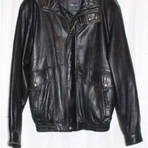 Outdoor Exchange Black Leather Jacket